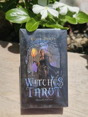 Witch's Tarot Deck by Ellen Dugan - Black & Purple Box